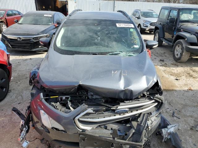 MAJ3P1TE0JC194959 - 2018 FORD ECOSPORT SE ვერცხლისფერი ფოტო 5