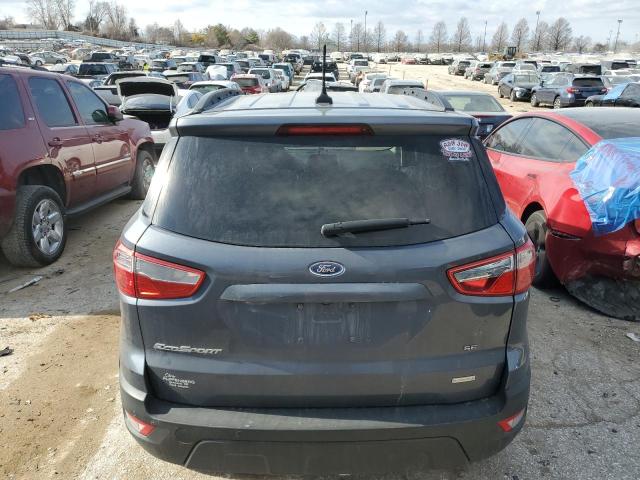 MAJ3P1TE0JC194959 - 2018 FORD ECOSPORT SE ვერცხლისფერი ფოტო 6