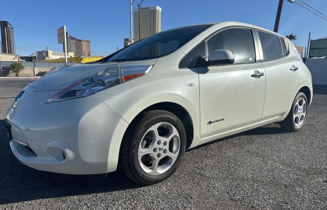 JN1AZ0CP8CT025270 - 2012 NISSAN LEAF SV WHITE photo 2