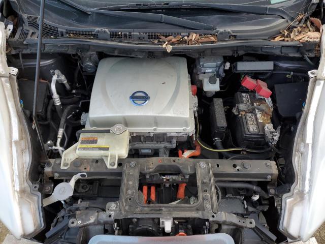 1N4AZ0CP4GC301601 - 2016 NISSAN LEAF S GRAY photo 11