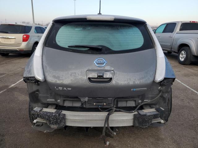 1N4AZ0CP4GC301601 - 2016 NISSAN LEAF S GRAY photo 6