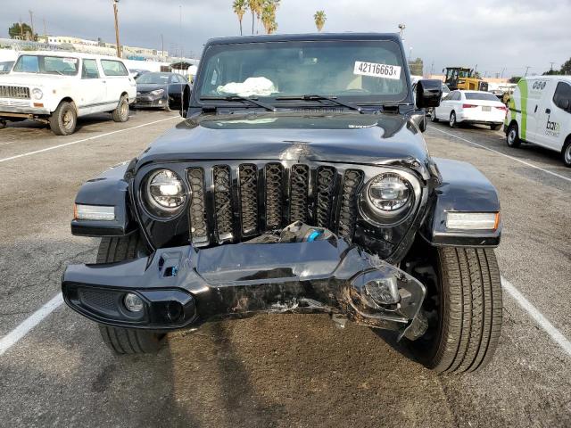 1C4JJXP61MW686184 - 2021 JEEP WRANGLER U SAHARA 4XE BLACK photo 5