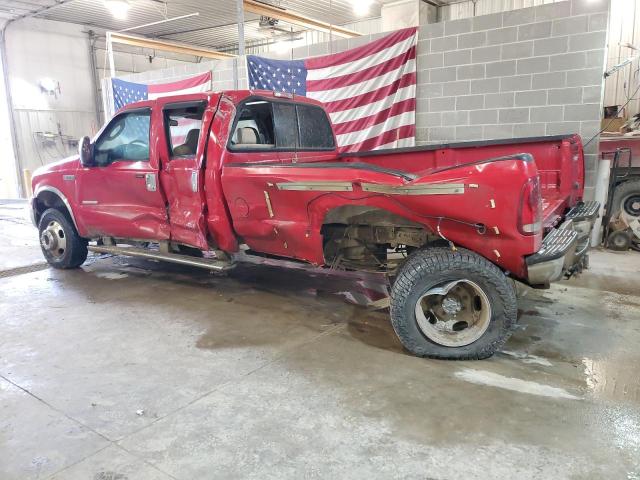 1FTWW33PX6EB66928 - 2006 FORD F350 SUPER DUTY RED photo 2