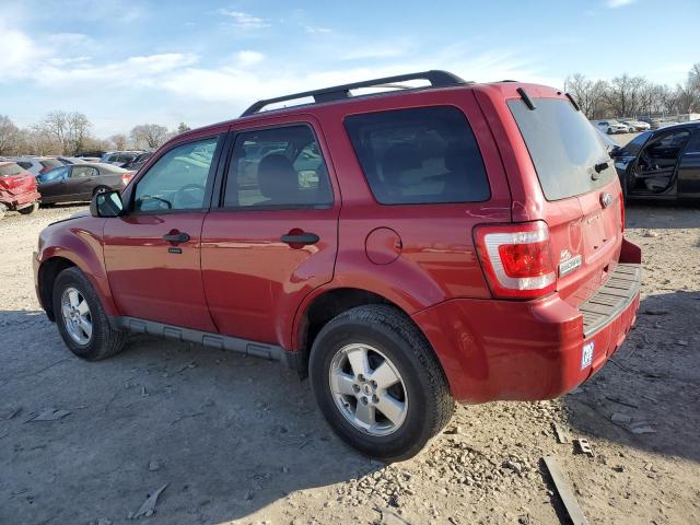 1FMCU9DG6BKC37088 - 2011 FORD ESCAPE XLT RED photo 2