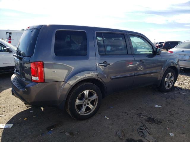 5FNYF4H52EB049847 - 2014 HONDA PILOT EXL GRAY photo 3