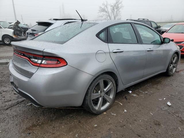 1C3CDFEB0ED748007 - 2014 DODGE DART GT SILVER photo 3