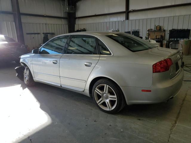 WAUAF78EX8A032713 - 2008 AUDI A4 2.0T SILVER photo 2
