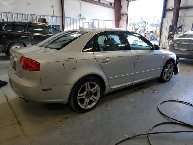 WAUAF78EX8A032713 - 2008 AUDI A4 2.0T SILVER photo 3