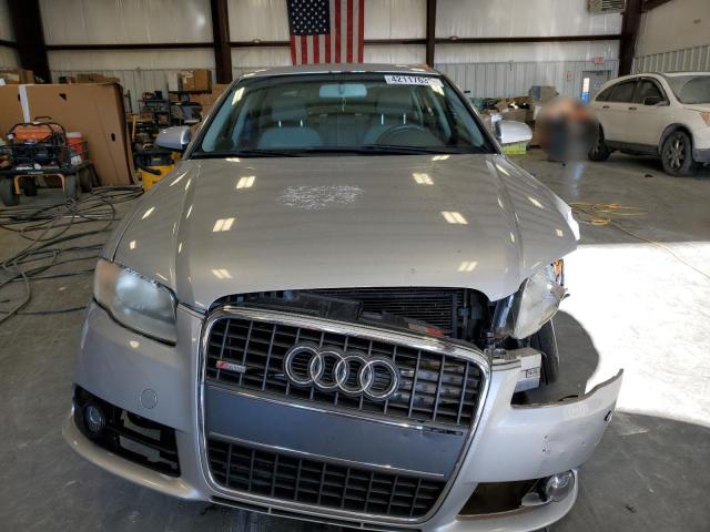 WAUAF78EX8A032713 - 2008 AUDI A4 2.0T SILVER photo 5
