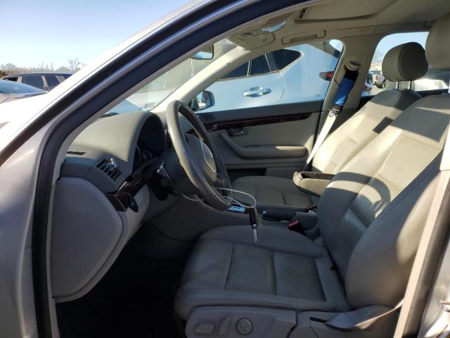 WAUAF78EX8A032713 - 2008 AUDI A4 2.0T SILVER photo 7