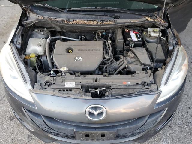 JM1CW2BL4E0168097 - 2014 MAZDA 5 SPORT GRAY photo 12