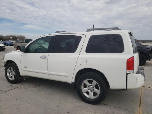 5N1AA08A55N727509 - 2005 NISSAN ARMADA SE WHITE photo 2