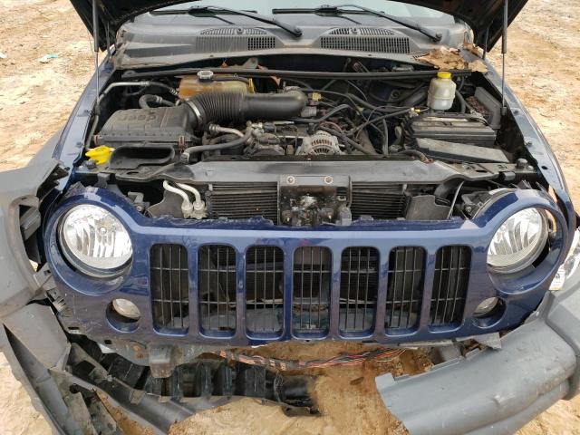 1J4GL48K75W603111 - 2005 JEEP LIBERTY SPORT BLUE photo 12