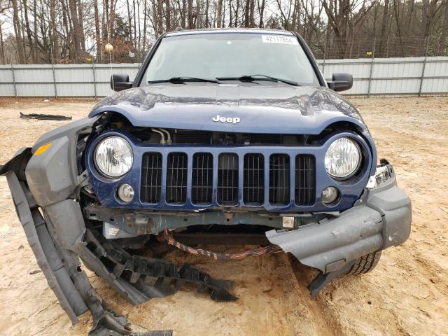 1J4GL48K75W603111 - 2005 JEEP LIBERTY SPORT BLUE photo 5