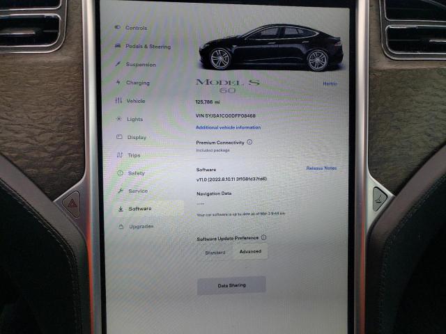 5YJSA1CG0DFP08468 - 2013 TESLA MODEL S Սև լուսանկար 9