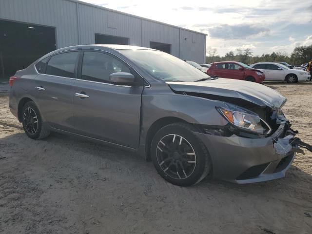 3N1AB7AP8HY300537 - 2017 NISSAN SENTRA S GRAY photo 4