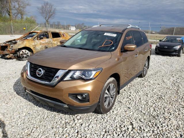 5N1DR2MN9HC613250 - 2017 NISSAN PATHFINDER S GOLD photo 2