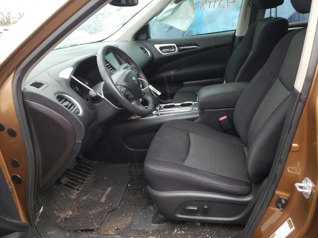 5N1DR2MN9HC613250 - 2017 NISSAN PATHFINDER S 金色 照片 5