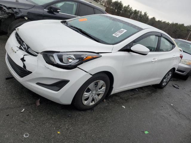 5NPDH4AE3GH680999 - 2016 HYUNDAI ELANTRA SE WHITE photo 1