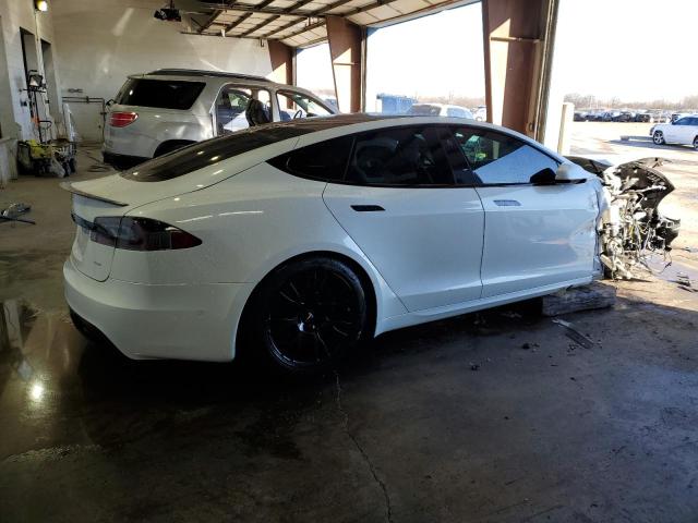 5YJSA1E68NF460377 - 2022 TESLA MODEL S თეთრი ფოტო 3