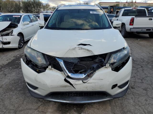 5N1AT2MV7FC894370 - 2015 NISSAN ROGUE S WHITE photo 5