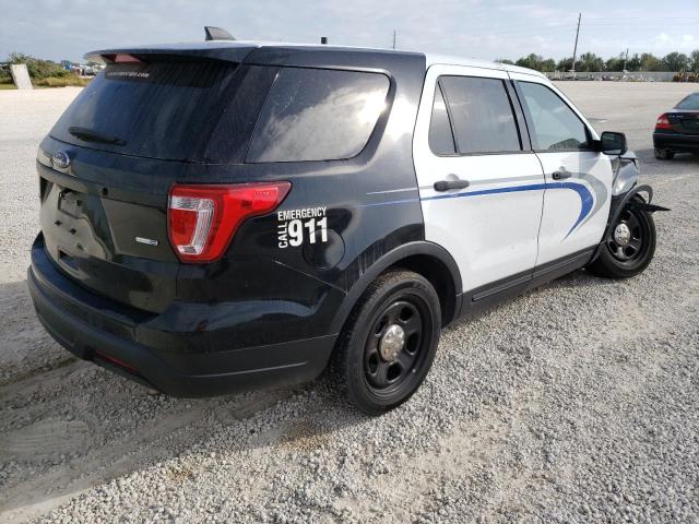 1FM5K8AR3JGB47218 - 2018 FORD EXPLORER POLICE INTERCEPTOR WHITE photo 4