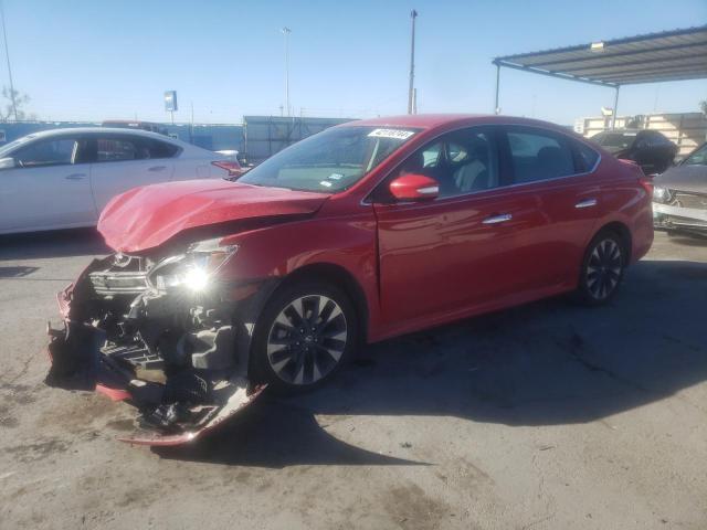 3N1AB7AP6KY298133 - 2019 NISSAN SENTRA S RED photo 1