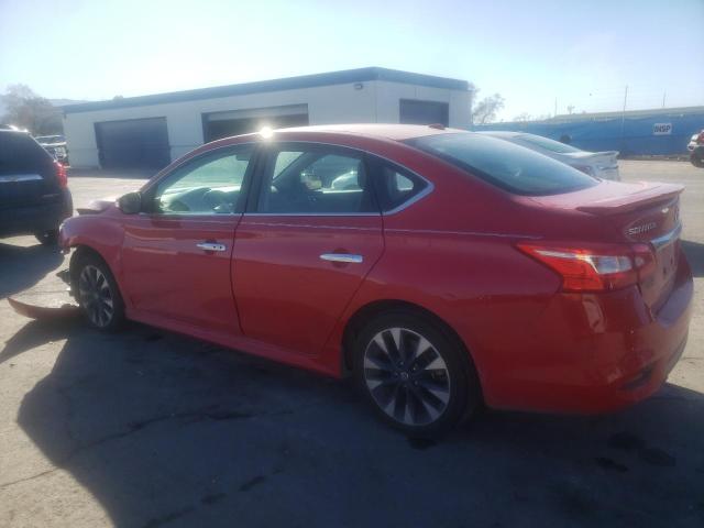 3N1AB7AP6KY298133 - 2019 NISSAN SENTRA S RED photo 2