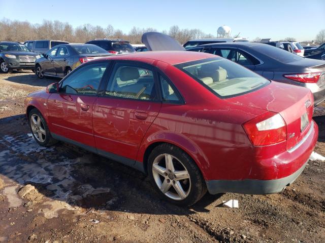 WAULC68E73A322637 - 2003 AUDI A4 1.8T QUATTRO RED photo 2