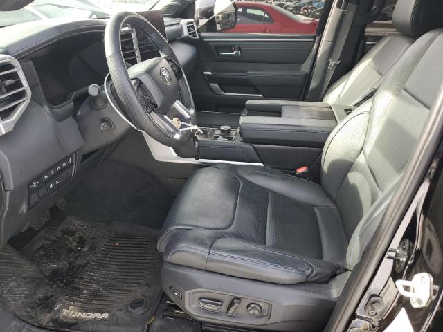 5TFNA5EC8PX015267 - 2023 TOYOTA TUNDRA CREWMAX PLATINUM შავი ფოტო 7