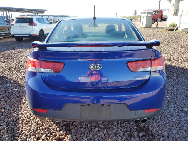 KNAFW6A3XA5300084 - 2010 KIA FORTE SX BLUE photo 6