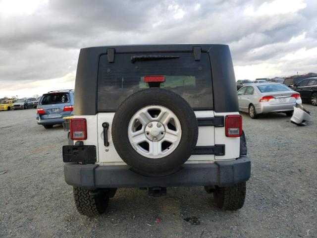 1J4AA2D17AL147801 - 2010 JEEP WRANGLER SPORT WHITE photo 6