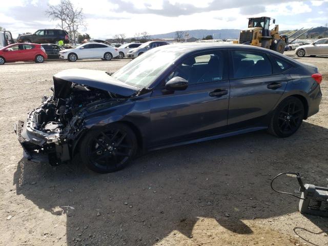 2HGFE2F56NH591594 - 2022 HONDA CIVIC SPORT 灰色 照片 1