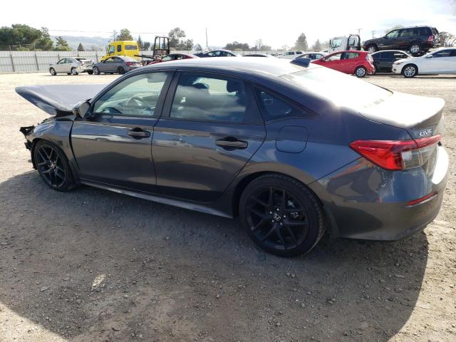 2HGFE2F56NH591594 - 2022 HONDA CIVIC SPORT GRAY photo 2