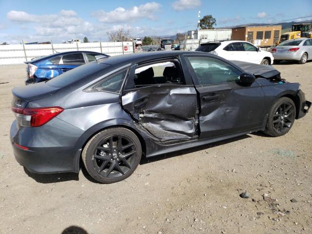 2HGFE2F56NH591594 - 2022 HONDA CIVIC SPORT GRAY photo 3