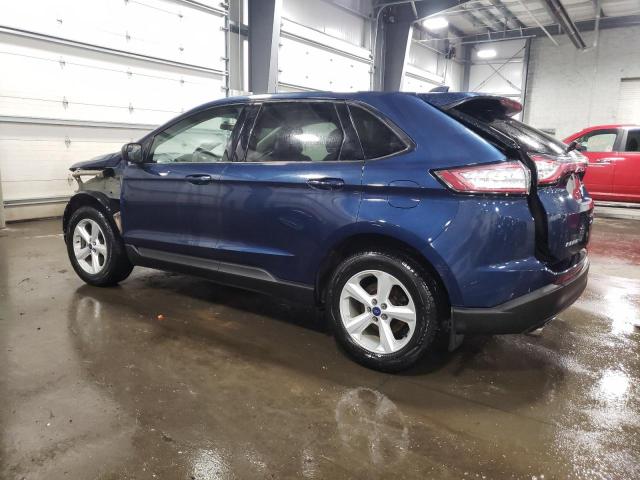 2FMPK4G95HBC49324 - 2017 FORD EDGE SE BLUE photo 2