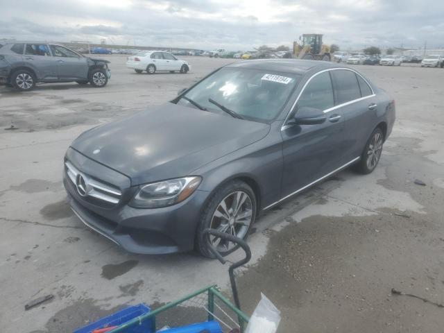 55SWF4KB1GU137425 - 2016 MERCEDES-BENZ C 300 4MATIC GRAY photo 1