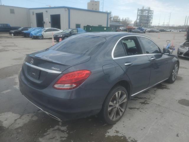 55SWF4KB1GU137425 - 2016 MERCEDES-BENZ C 300 4MATIC GRAY photo 3