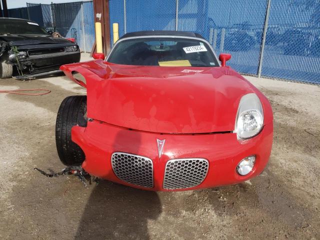 1G2MN35B69Y103103 - 2009 PONTIAC SOLSTICE RED photo 5