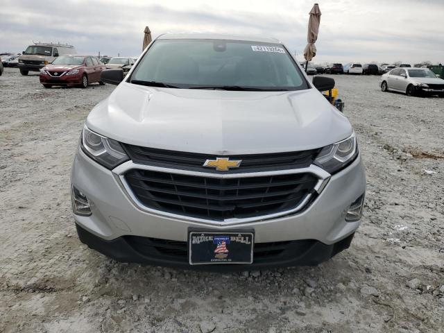 3GNAXHEV3MS135837 - 2021 CHEVROLET EQUINOX LS SILVER photo 5