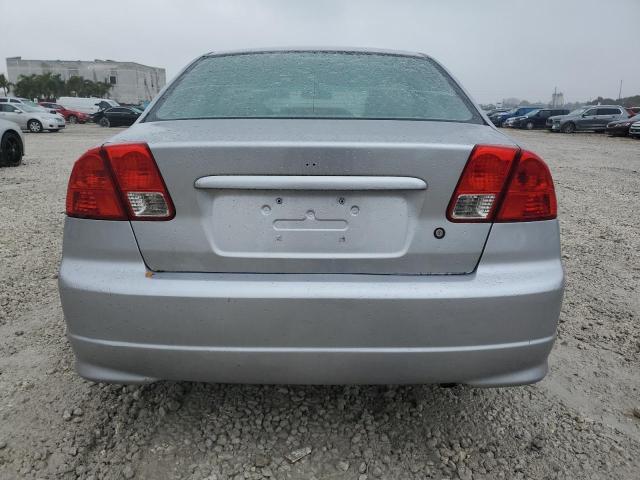1HGES16355L017620 - 2005 HONDA CIVIC DX VP Արծաթագույն լուսանկար 6