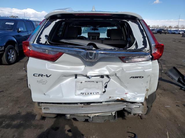 7FARW2H50KE034224 - 2019 HONDA CR-V EX WHITE photo 6