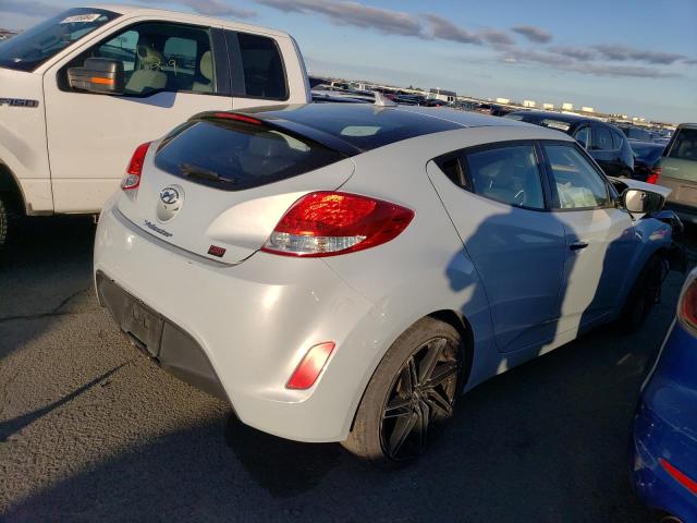 KMHTC6AD7EU214374 - 2014 HYUNDAI VELOSTER WHITE photo 3