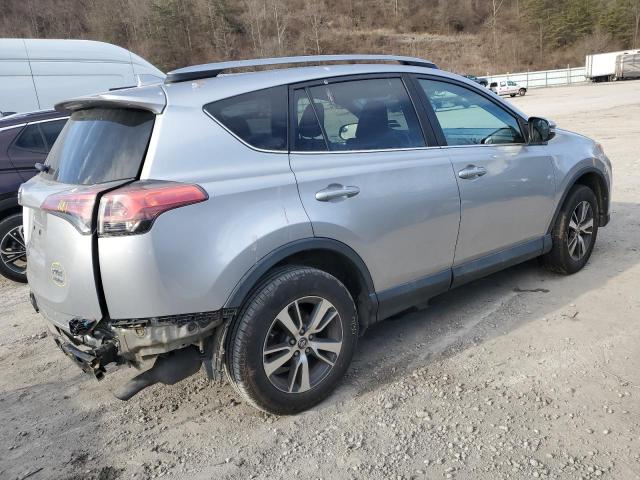 2T3RFREV8HW554604 - 2017 TOYOTA RAV4 XLE SILVER photo 3