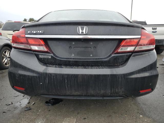 19XFB2F55DE284676 - 2013 HONDA CIVIC LX BLACK photo 6