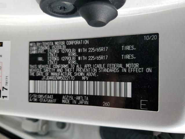 JTJDARDZXM5022170 - 2021 LEXUS NX 300 BASE Ağ foto 13