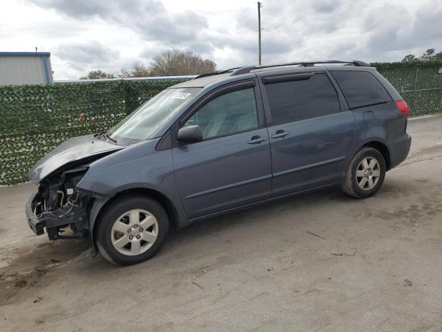 5TDZK23C08S115337 - 2008 TOYOTA SIENNA CE GRAY photo 1