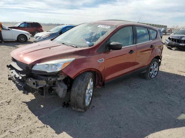 1FMCU0F71EUA61858 - 2014 FORD ESCAPE S ORANGE photo 1