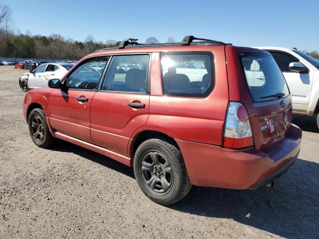 JF1SG636X6H728948 - 2006 SUBARU FORESTER 2.5X RED photo 2