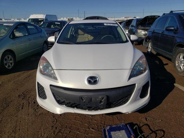 JM1BL1V76C1529172 - 2012 MAZDA 3 I WHITE photo 5